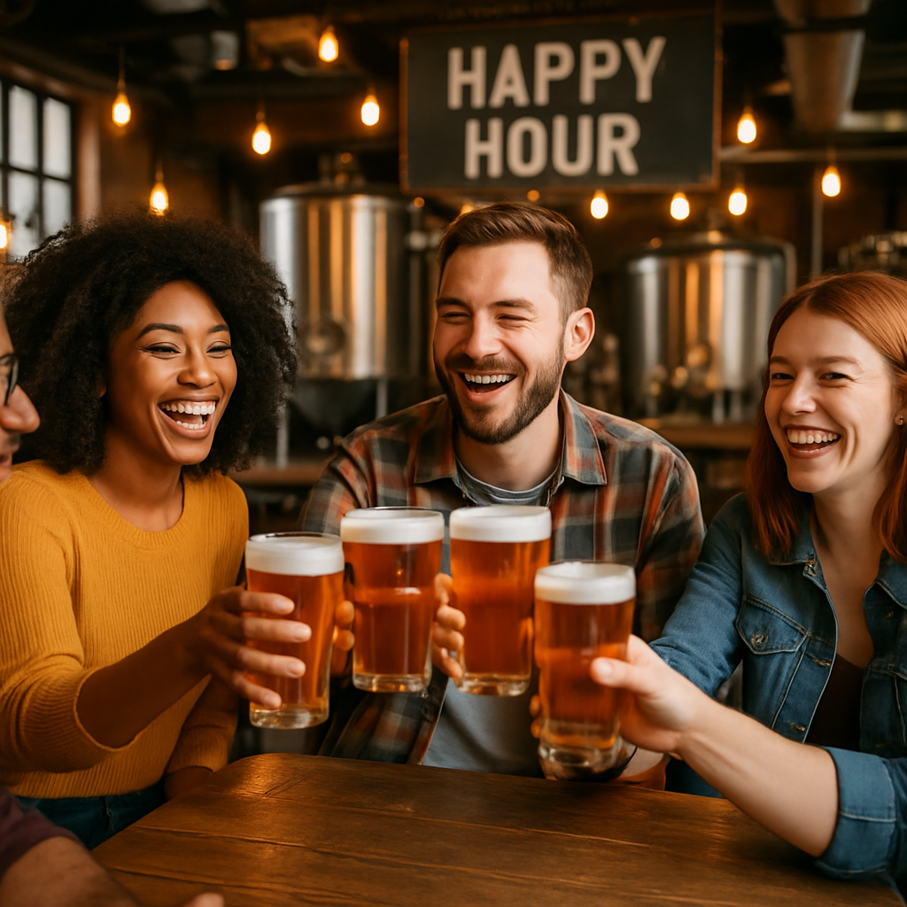 happy hour at a brewery-1